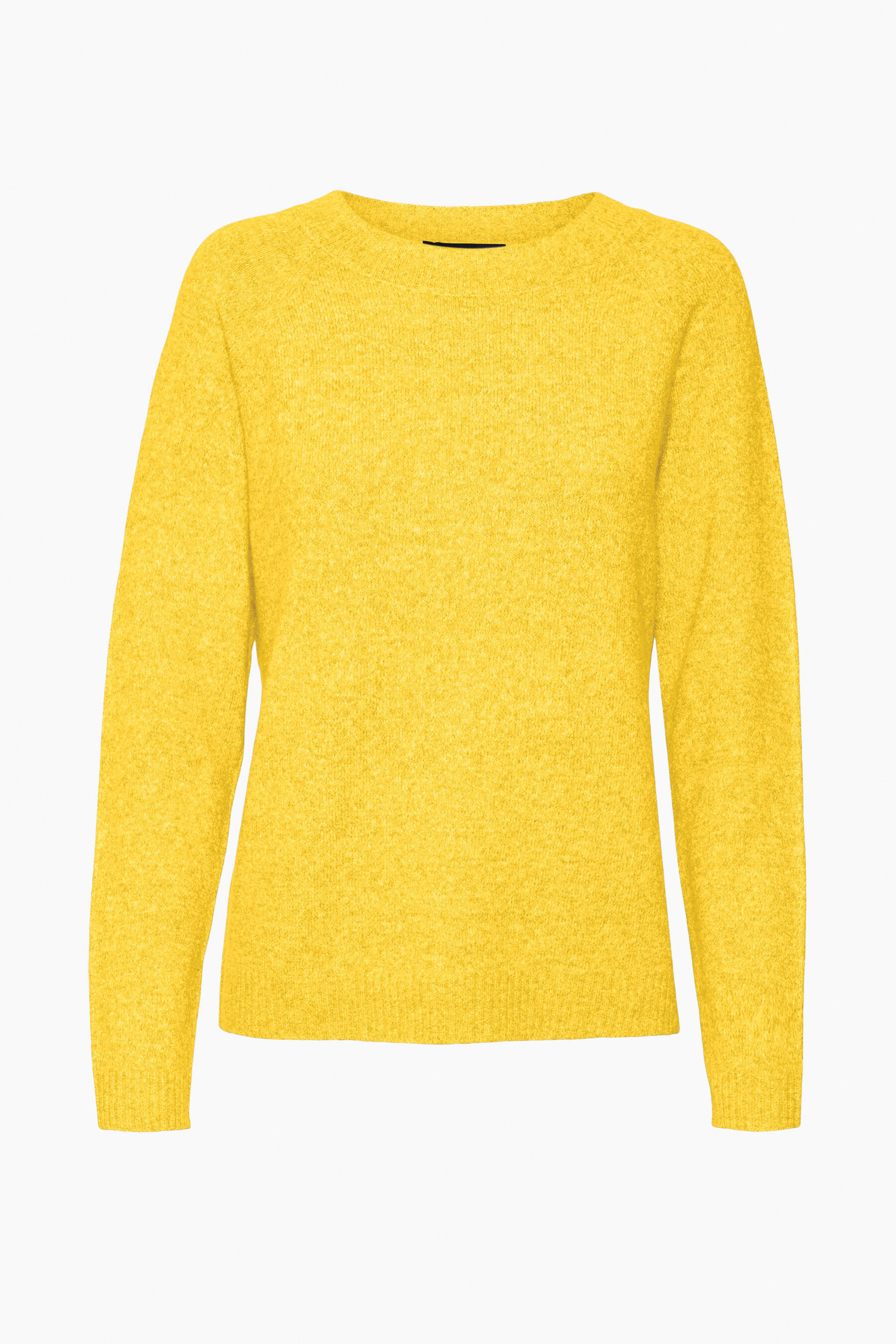 Trui met ronde hals Geel VERO MODA 10201022 LEMON ZEST ZEB